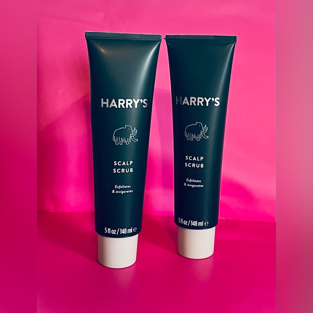 NEW Harry’s Scalp Scrub ~ Exfoliates & Invigorates ~ 5 fl oz/148 ml X2